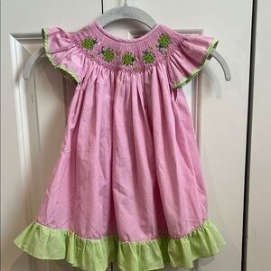 Lady Bug Smocked Dress